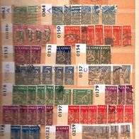 Album rot Europa - Finnland + Frankreich , 1258 Marken + o