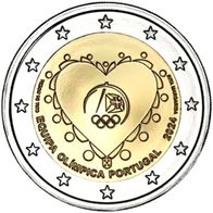 2 Euro Münze Portugal TEAM Olympia 2024 BU