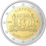 Litauen 2 Euro Münze REGION MAZOJI 2025 BU
