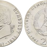 DDR 20 Mark 1967"Alexander von Humboldt" f. stgl