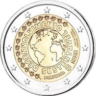 2 Euro Münze Portugal 2025 Nachhaltige Entwicklung BU