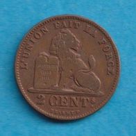 Belgien 2 Centimes 1905 französisch