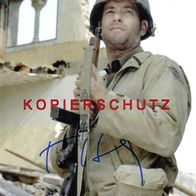 Tom Hanks -- Der Soldat James Ryan -- signiertes Foto (Repro) aus Privatsammlung -al-
