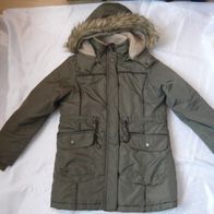 Yigga Mantel Parker Jacke khaki grün Herbst Winter 128 134