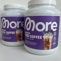 4 x MORE Protein Iced Coffee - Dark Cookie Crumble - Protein Kaffee, 2.000 g - NEU