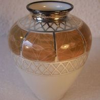 Veyhl Silver-Overlay Porzellan Vase
