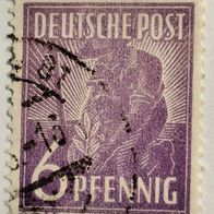 Alliierte Besetzung Gemeinschaftsausgaben Nr. Mi 944 Gest. 6 Pfennig