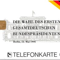 Telefonkarte O 809 von 1994 , Bundespräsidentenwahl , leer