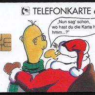 Telefonkarte O 871 von 1993 , Weihnachten , leer