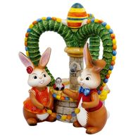 Goebel Ostern Hasen "Osterbrunnen" 17 cm Spring Edition Limited 2011 Brunnen NEU OVP