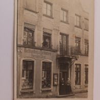 Burgsteinfurt: Buchhandlung Hermann Ditzel (Kirchstr. 3), Foto-Ak um 1925