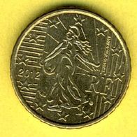 Frankreich 10 Cent 2012