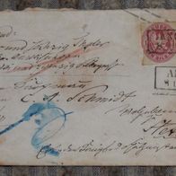 Brief nach Stettin - Altdeutschland mit Marken 1 und 2 Silbergroschen