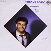 7"PINO DE FAZIO · Mamma Mia (Promo RAR 1983)