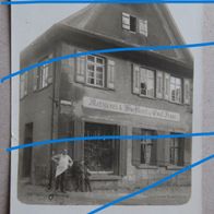 Haslach im Kinzigtal: Metzgerei - Kirchg. 15 (?), Foto-Ak um 1910