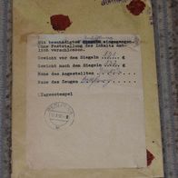 Ganzsache Wertbrief - Einschreiben - beanstandet DDR 1962