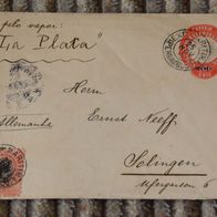 Brief aus Correio nach Solingen um 1900