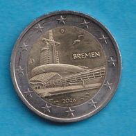 Deutschland 2 Euro 2026 D Bremen