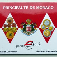 Monaco Kursmünzensatz 2002