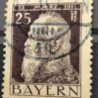 Altdeutschland Bayern Mi. Nr. 80 Luitpold 25 Pf gestempelt