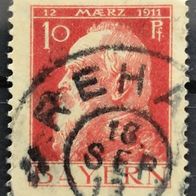Altdeutschland Bayern Mi. Nr. 78 Luitpold 10 Pf gestempelt
