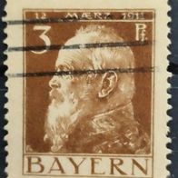 Altdeutschland Bayern Mi. Nr. 76 Luitpold 3 Pf gestempelt