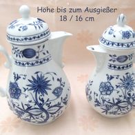 DDR Kahla Porzellan Zwiebelmuster * Kaffeekanne