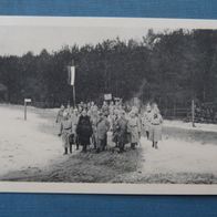 König Friedrich August III. von Sachsen: Besuch beim Landwehr-Inf.-Regt. 107, Ak 1916