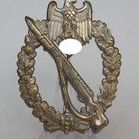 Original Infanterie Sturmabzeichen in Silber. Buntmetall Nr: 1