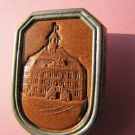 WHW Bauten Altona Rathaus Gau Schleswig Holstein Leder Abzeichen WW 2 Badge von 1937