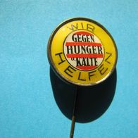 WHW Wir helfen gegen Hunger und Kälte Blech Abzeichen WW 2 Badge von 1933