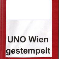 Album rot klein Europa - IUNO Wien gestempelt 130 Marken - o