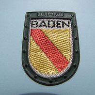 WHW Baden 5 mm Grenzlandwappen Papierrückseite Web Abzeichen WW Badge 1936