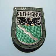 WHW Rheinland 5 mm Grenzlandwappen Papierrückseite Web Abzeichen WW Badge 1936