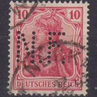 Deutsches Reich 86 II O Perfin #063387