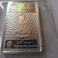 Cook Islands Münzbarren 2021,50g 9999 Silber, Zertifikat, original