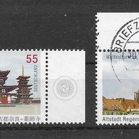 B06) BRD/Bund 2011 Unesco-Welterbe Mi. Nr. 2844/45 kpl. Satz gestempelt