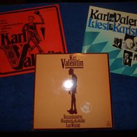 Schallplatten kl Konvolut Karl Valentin 6 LP s, Vinyl aus Sammmlung AMIGA