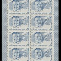 1984 UdSSR 50. Geburtstag Juri Gagarin Kleinbogen MiNr. 5361 KB postfrisch