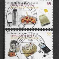 B08) BRD/Bund 2011 Erfindungen Mi. Nr. 2891/92 kpl. Satz gestempelt