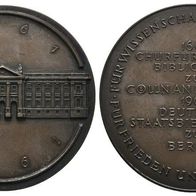 Deutschland Bronzemedaille 1961 Berliner Staatsbibliothek 92,95 g, 63,5 mm