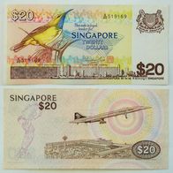 Singapur 20 Dollars 1979 / Pick.12 - Fast Kassenfrisch / AUnc