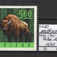 Polen 1965 Tiere des Waldes MiNr. 1642 postfrisch