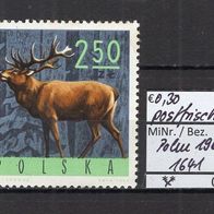 Polen 1965 Tiere des Waldes MiNr. 1641 postfrisch