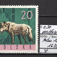 Polen 1965 Tiere des Waldes MiNr. 1635 postfrisch