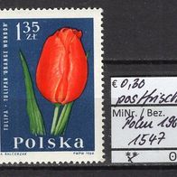 Polen 1964 Gartenblumen (I) MiNr. 1547 postfrisch