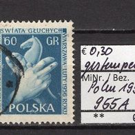 Polen 1956 1. Schach-Weltmeisterschaften für Taubstumme MiNr. 955 A gestempelt