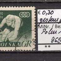 Polen 1956 9. Internationale Radfernfahrt für den Frieden MiNr. 965 A gestempelt