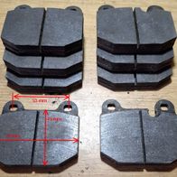8 Bremsklötze von altem BMW 02er oder 3er
