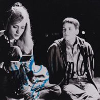 Hilary Swank + Chloe Sevigny - altes, orig. sign. Halbgroßfoto (8188)